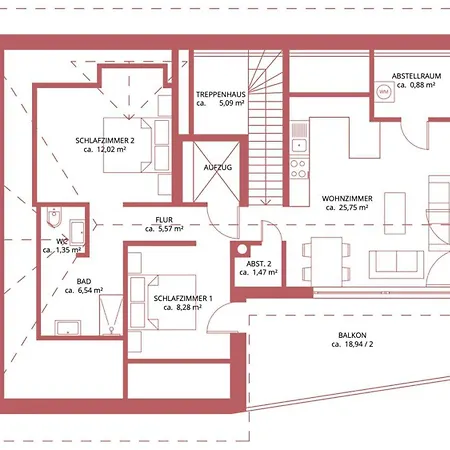 Feriehus Residenz - Haus Wasser - Penthouse - Sauna - Parkplatz