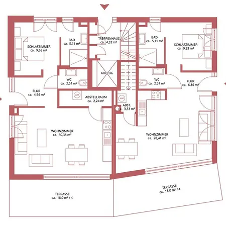 Feriehus Hello Holidays Residenz - Haus Wasser - Penthouse - Sauna - Parkplatz *